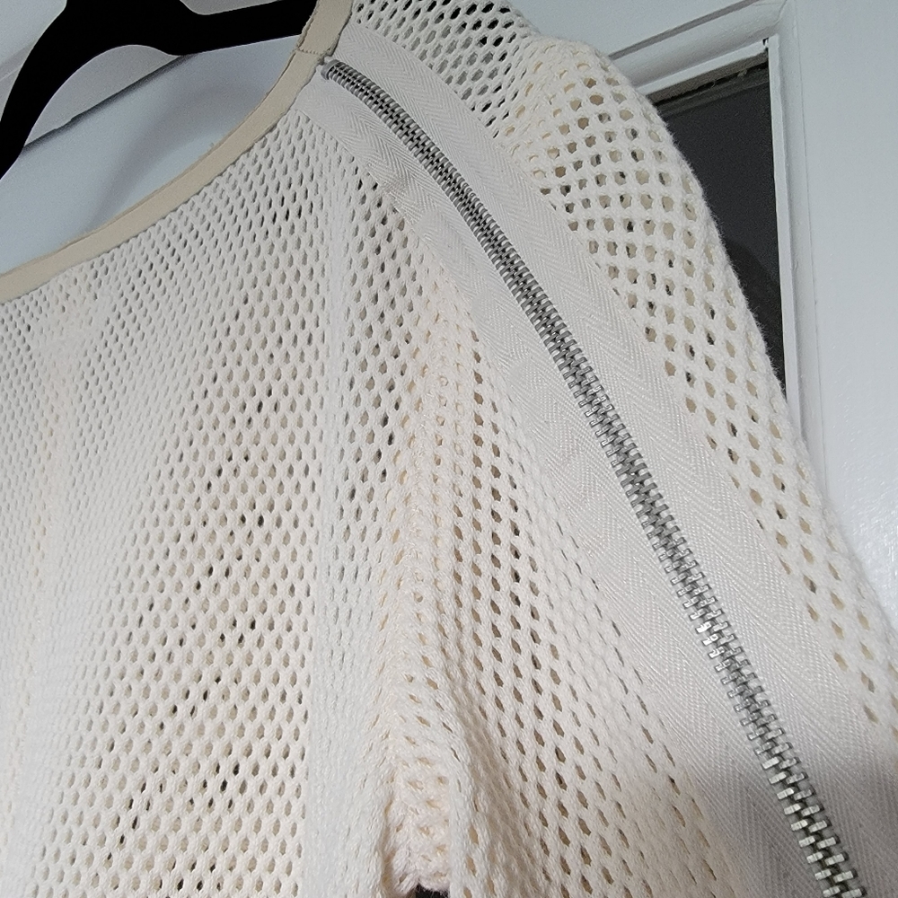 Rag & Bone Long Sleeev Net Top, Size Xs - image 8